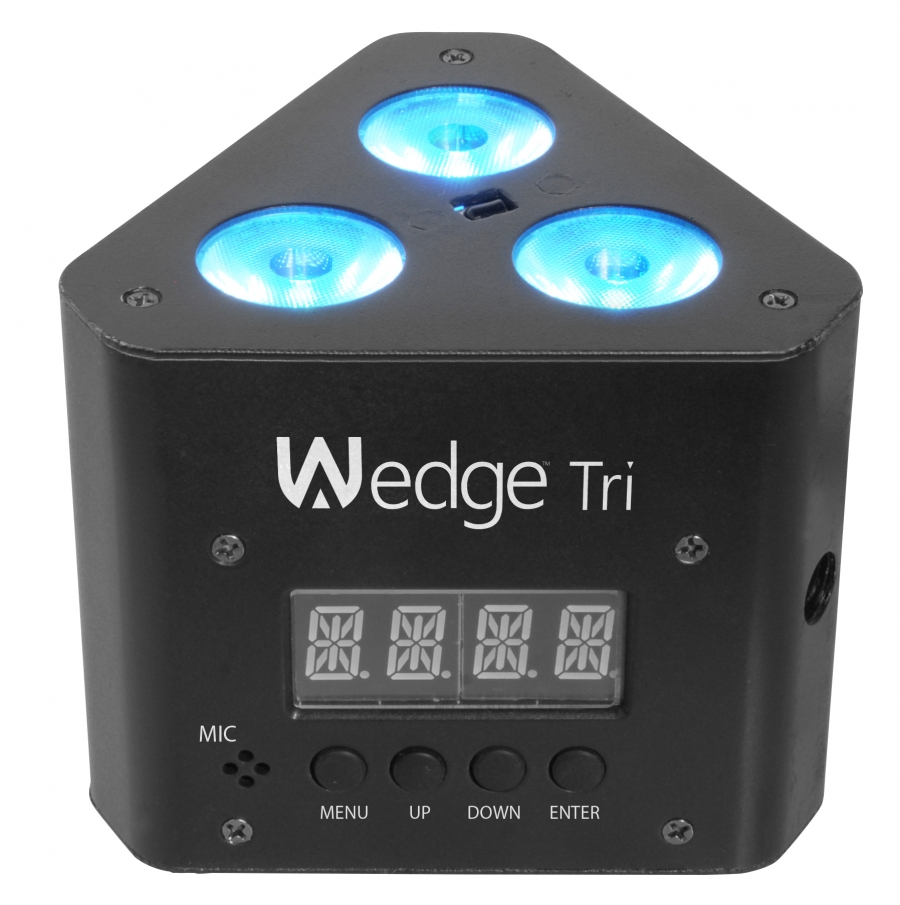 Chauvet Wedge Tri / Eurolite LED TL-3 3x3W uplight
