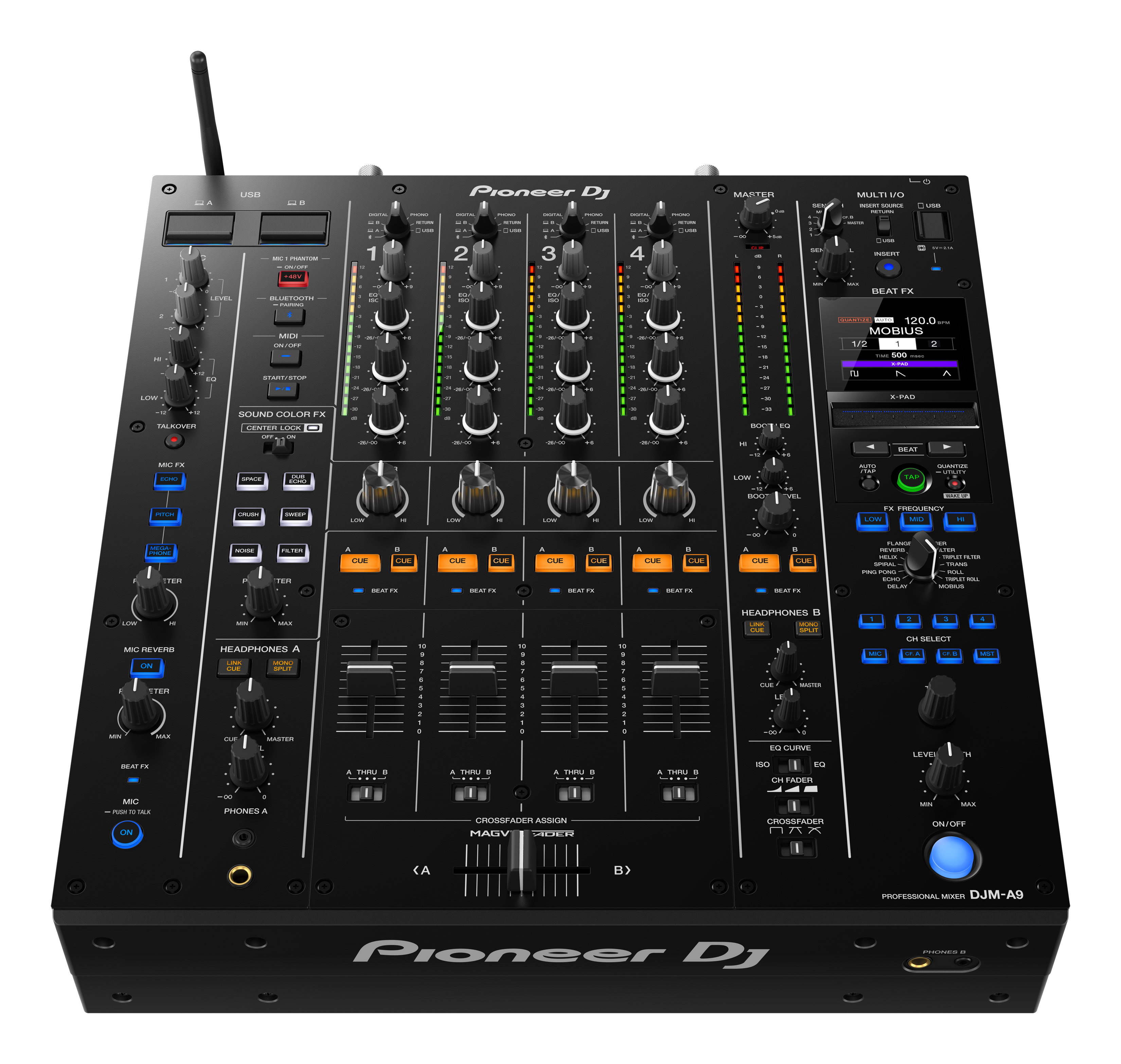Pioneer DJM-A9 - 4 kanaals DJ mixer 