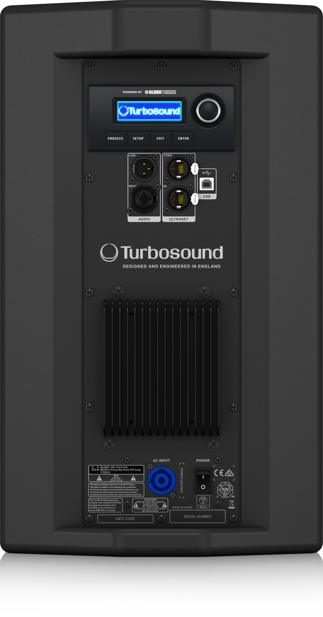 Turbosound NUQ82 AN - Actieve 8" luidspreker 